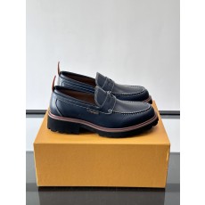 LV 루이비통 모먼츠(Moments) 스티치 포인트 레더 로퍼 구두 신발