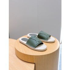LV 루이비통 로고 주트(Jute) 슬라이드 슬리퍼 샌들 신발