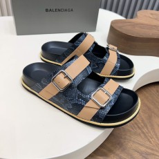 발렌시아가(Balenciaga) 빈티지 스네이크 패턴 버클 샌들 신발