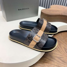 발렌시아가(Balenciaga) 빈티지 스네이크 패턴 버클 슬리퍼 샌들 신발