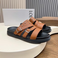로에베(Loewe) 메탈 징 포인트 더블 스트랩 샌들 슬리퍼 신발