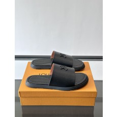 LV 루이비통 컬렉션 미니멀 플랫 슬라이드 슬리퍼 샌들 신발