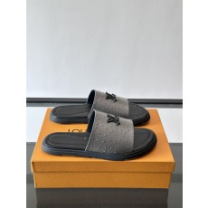 LV 루이비통 컬렉션 미니멀 플랫 슬라이드 슬리퍼 샌들 신발