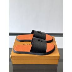 LV 루이비통 컬렉션 미니멀 플랫 슬라이드 슬리퍼 샌들 신발