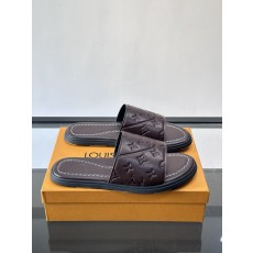 LV 루이비통 컬렉션 미니멀 플랫 슬라이드 슬리퍼 샌들 신발