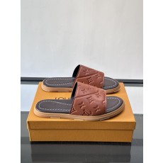 LV 루이비통 컬렉션 미니멀 플랫 슬라이드 슬리퍼 샌들 신발