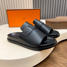 에르메스(Hermes) 메탈 장식 샌들 슬리퍼 신발