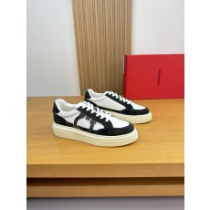 페라가모(Ferragamo) 나파 카프스킨 프리미엄 스니커즈 신발