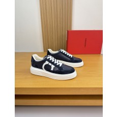 페라가모(Ferragamo) 나파 카프스킨 프리미엄 스니커즈 신발