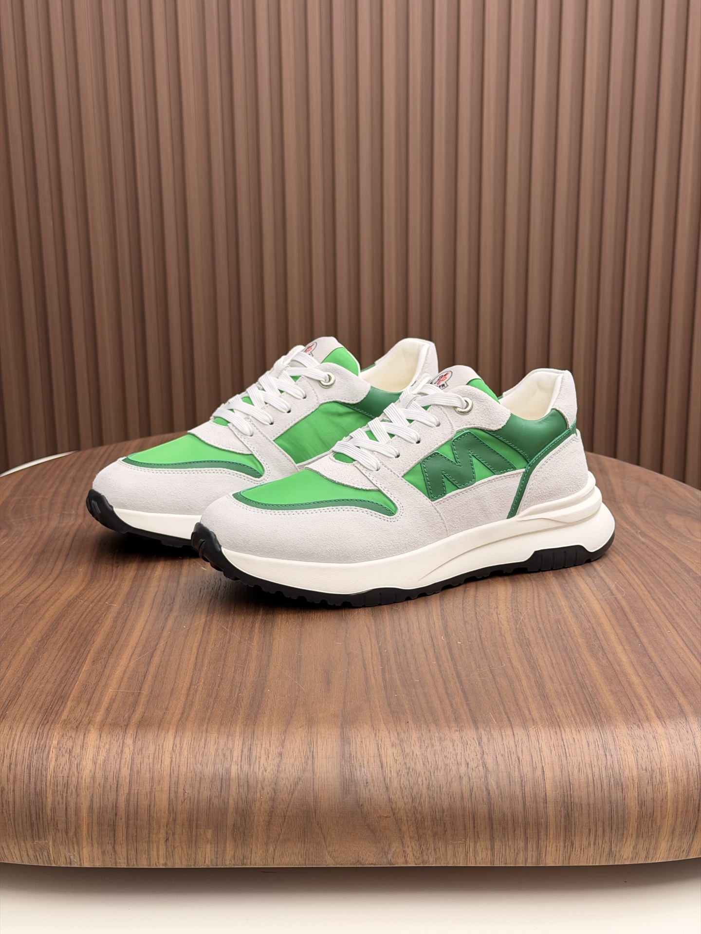 몽클레어 몽클레르(Moncler) 테크니컬 누벅 & 메쉬 믹스 스니커즈 신발