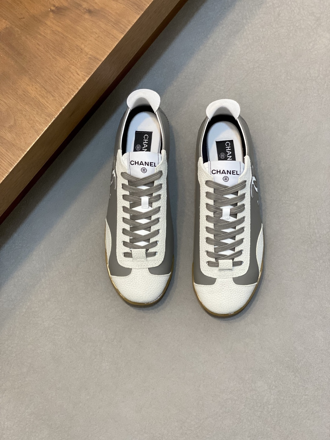 샤넬(Chanel) 리버스 스웨이드 믹스 스니커즈 신발