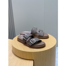 루이비통(LV) 오아시스(OASIS) 모노그램 스웨이드 뮬 슬리퍼 샌들 신발