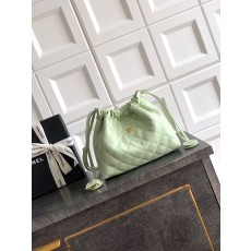 샤넬(Chanel) 클래식 퀼팅 레더 럭키백(드로스트링) 버킷백 가방