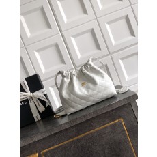 샤넬(Chanel) 클래식 퀼팅 레더 럭키백(드로스트링) 버킷백 가방