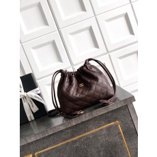 샤넬(Chanel) 클래식 퀼팅 레더 럭키백(드로스트링) 버킷백 가방