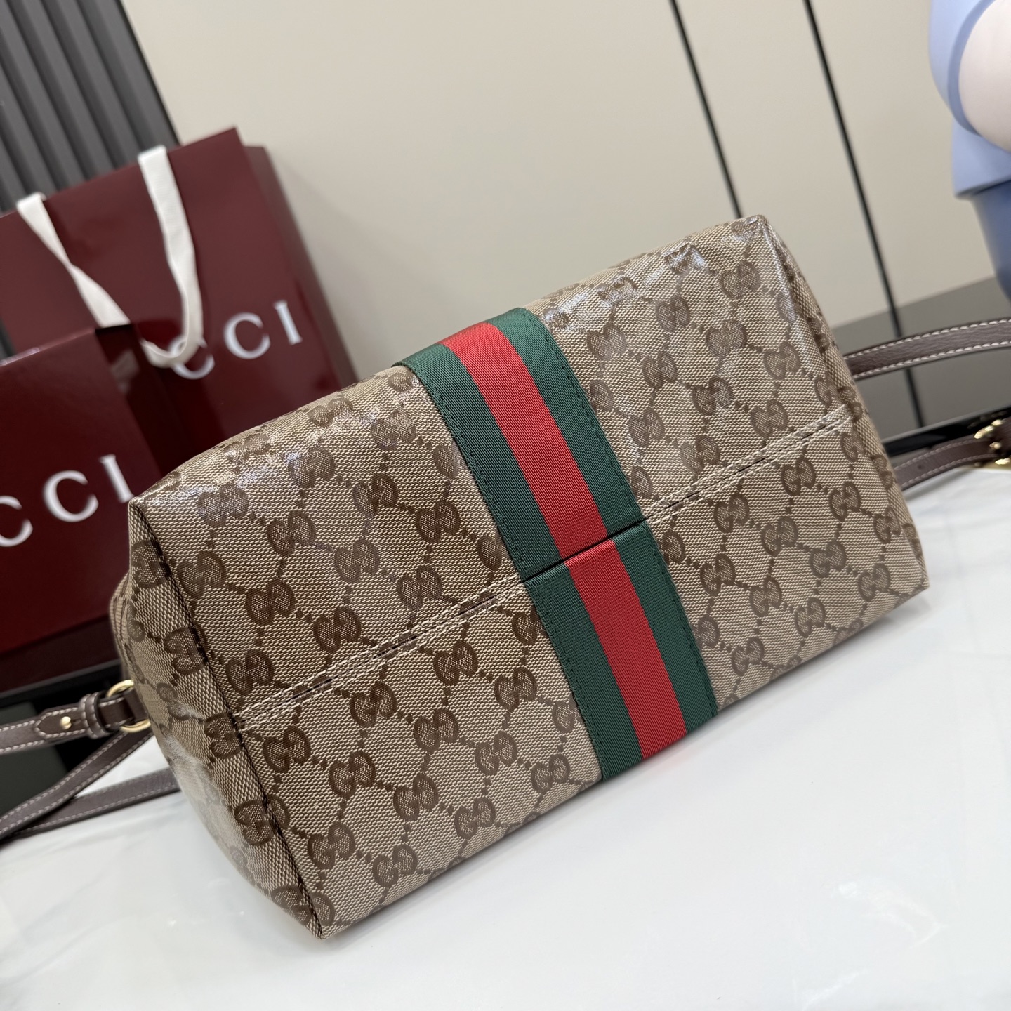 구찌(Gucci) 질리오(Giglio) GG 코팅 핸드백 가방