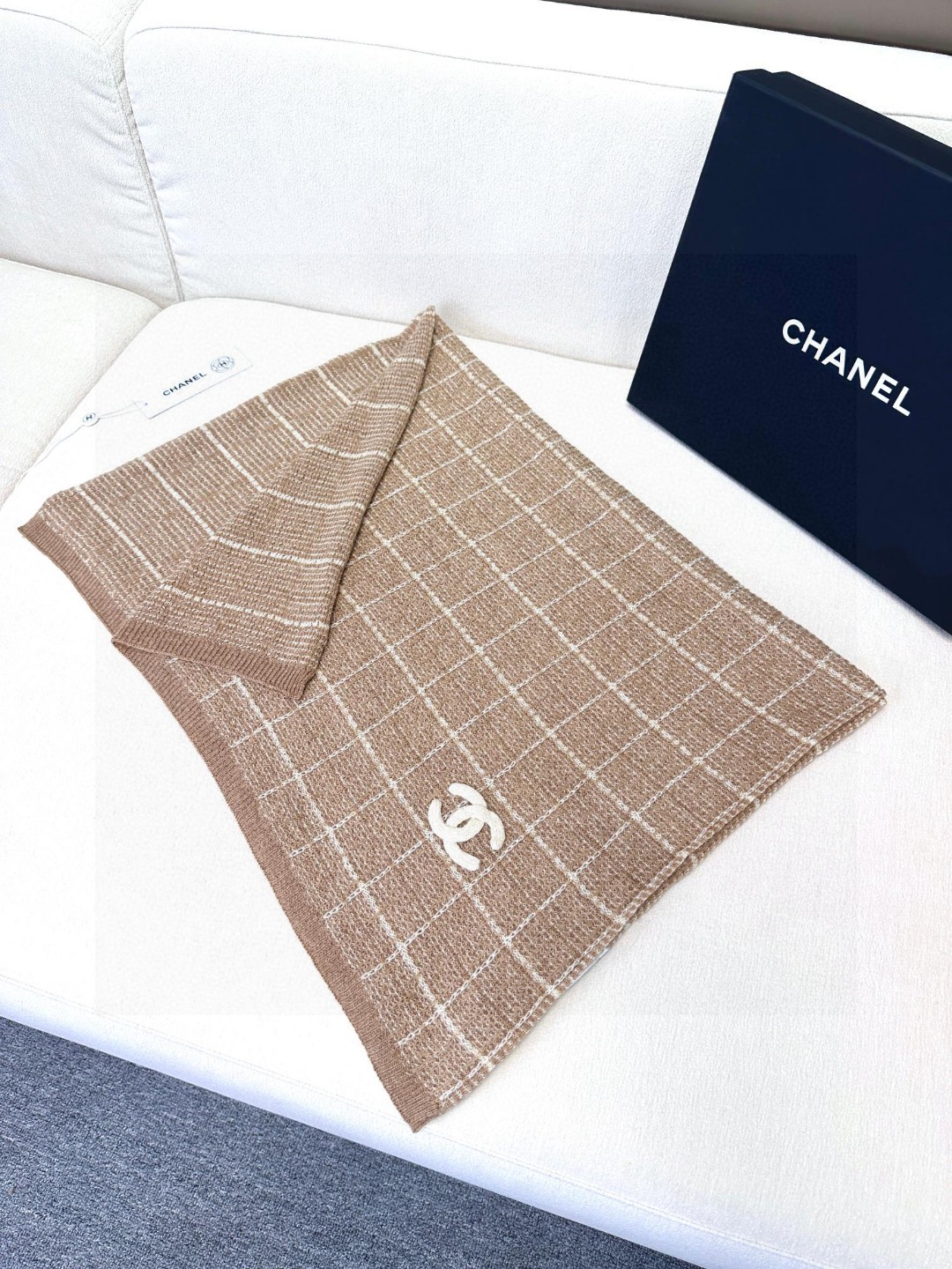샤넬(CHANEL) 캐시미어 숄 목도리 스카프