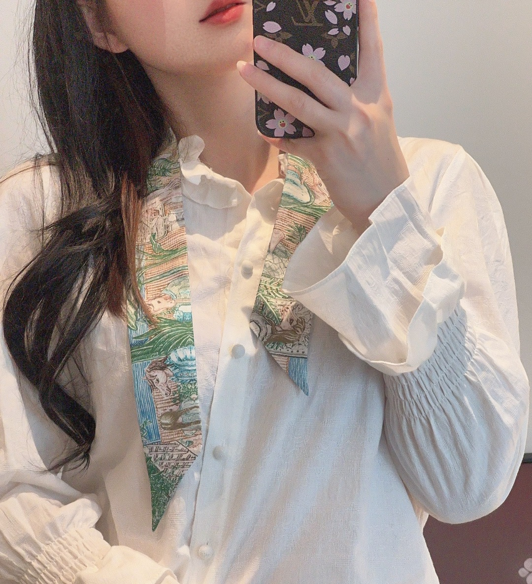 에르메스(HERMES) 트윌리 실크 스카프 목도리 스카프