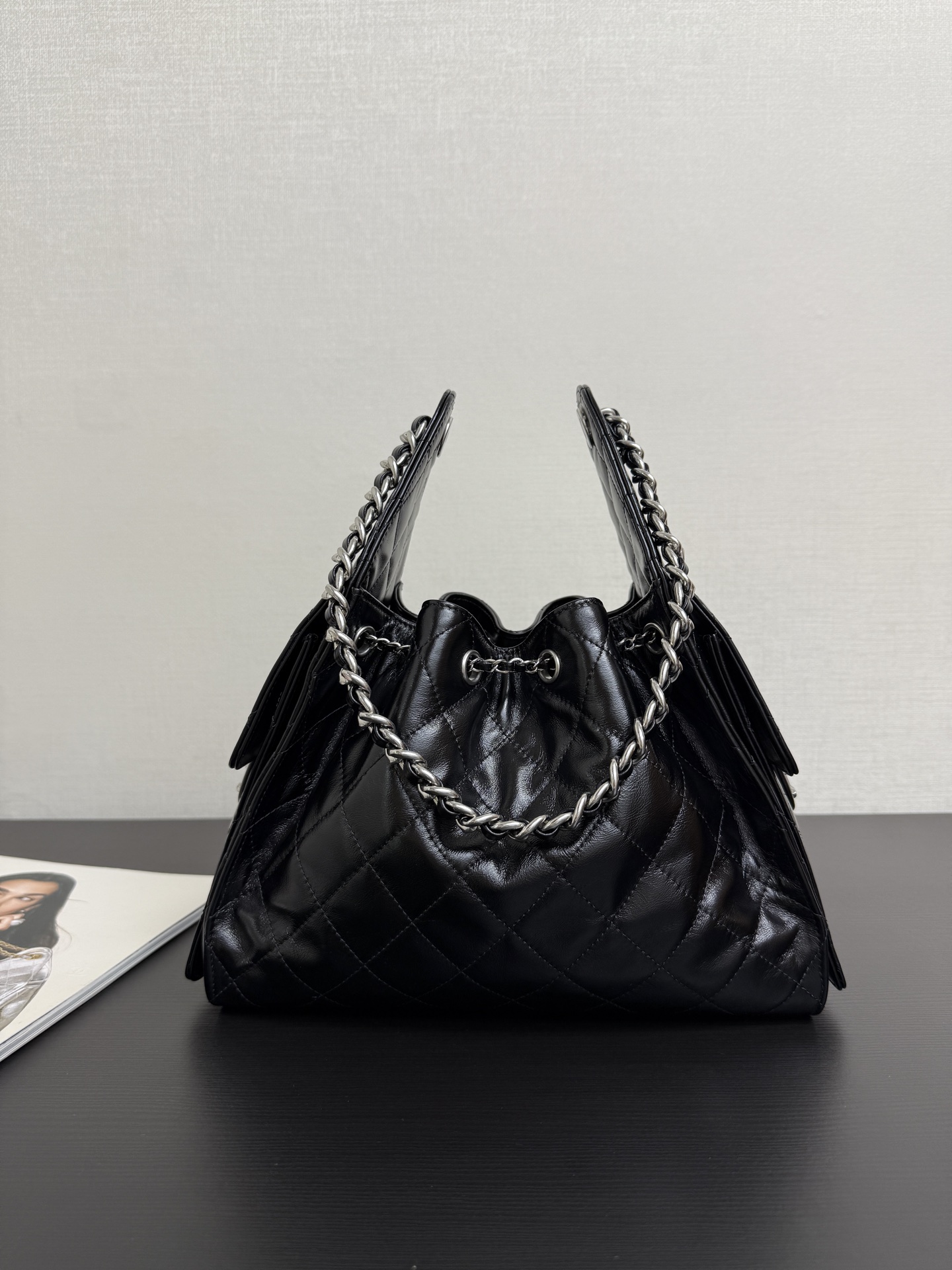 샤넬(Chanel) 26C 드로스트링 버킷백 가방 - 스몰