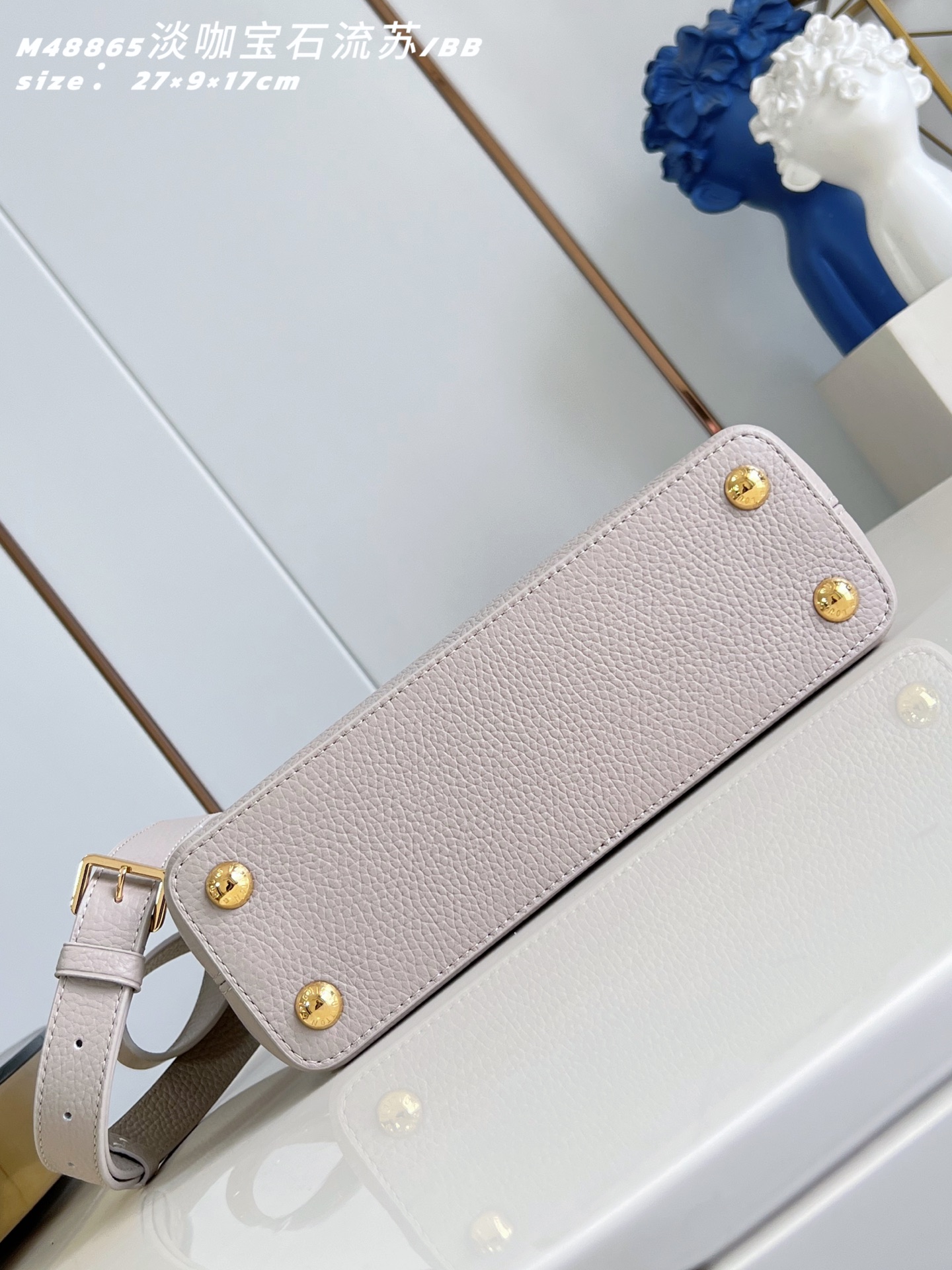 루이비통(Louis Vuitton) 카퓌신 BB 숄더백 토트백 가방- 라이트 커피 메탈 테슬