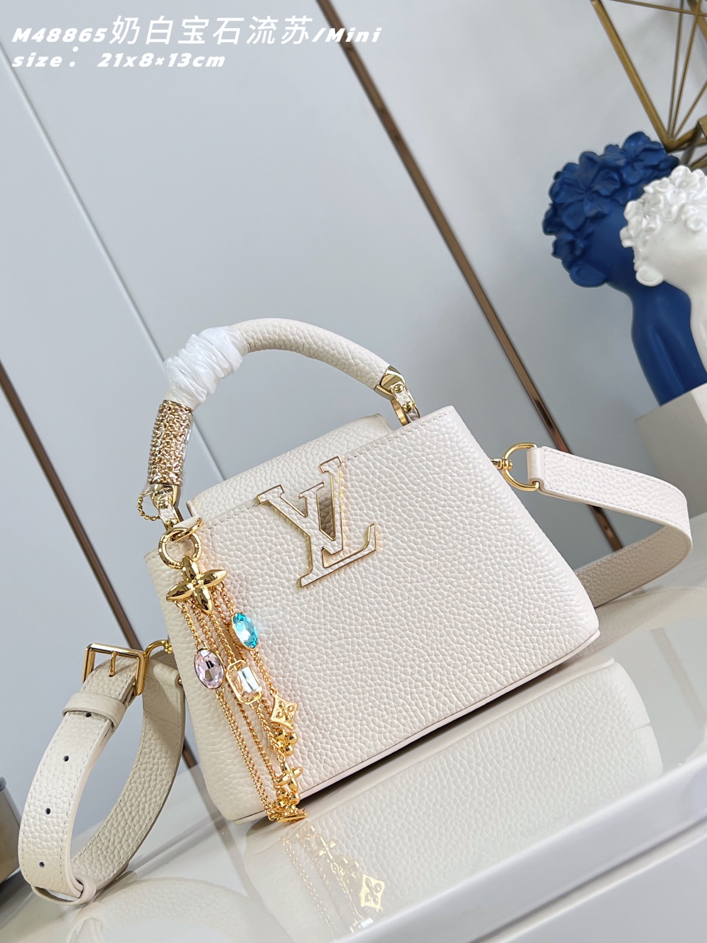 루이비통(Louis Vuitton) LV 카퓌신(Capucines) 숄더백 토트백 가방 미니
