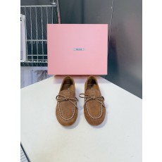 미우미우(MIU MIU) 스웨이드 드라이빙 슈즈 신발