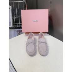미우미우(MIU MIU) 스웨이드 드라이빙 슈즈 신발