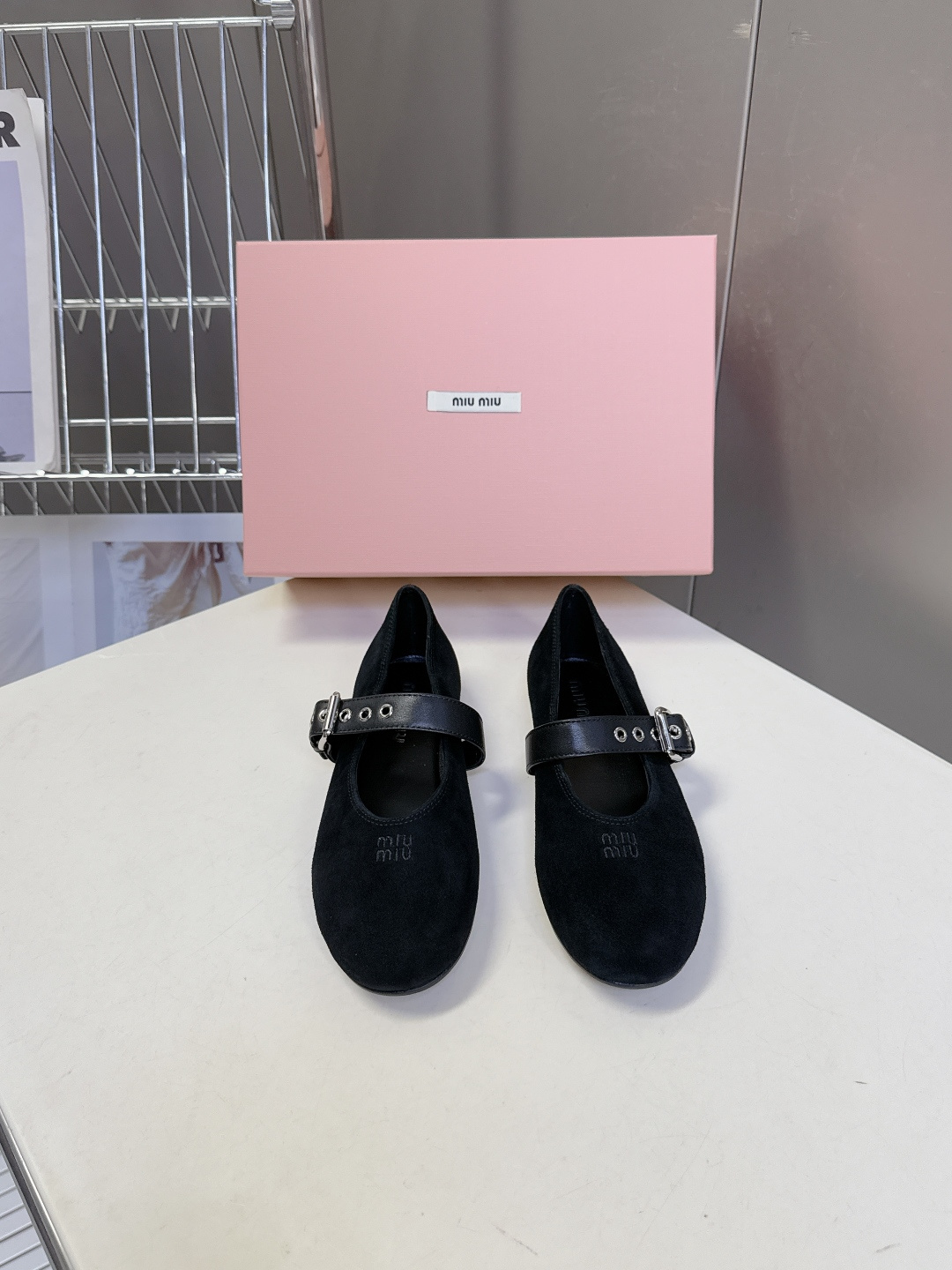 미우미우(MIU MIU) 레트로 메리제인 슈즈 신발