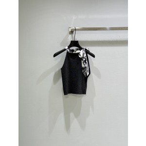 ann andelman 앤 안델만 숄더 스카프 스트랩 탑 상의 의류