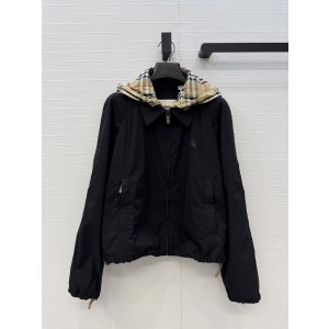 Burberry 버버리 탈부착 후드 경량 플라이트 자켓 재킷 의류