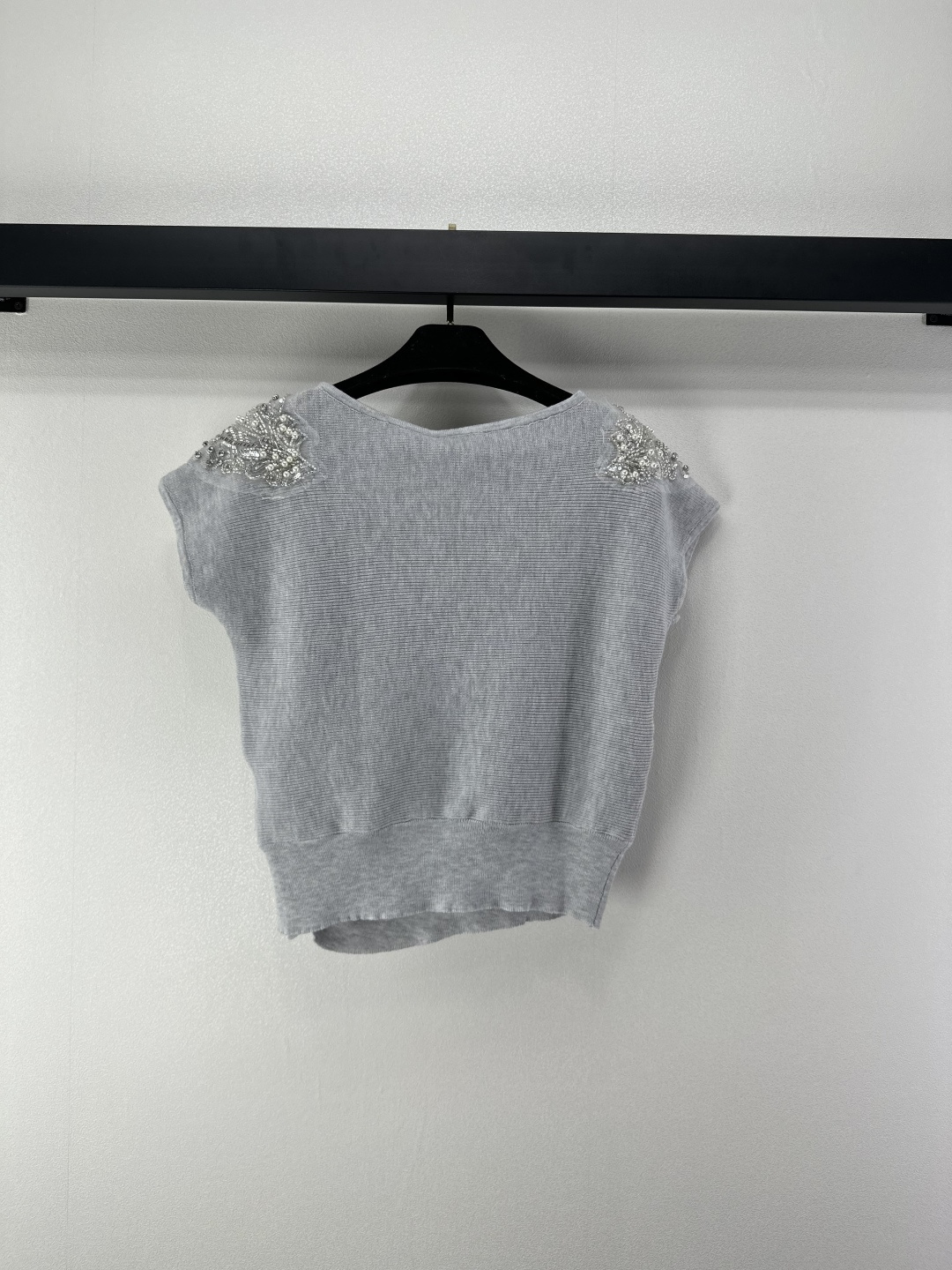 Chanel 샤넬 비딩 쥬얼 니트 반팔 의류