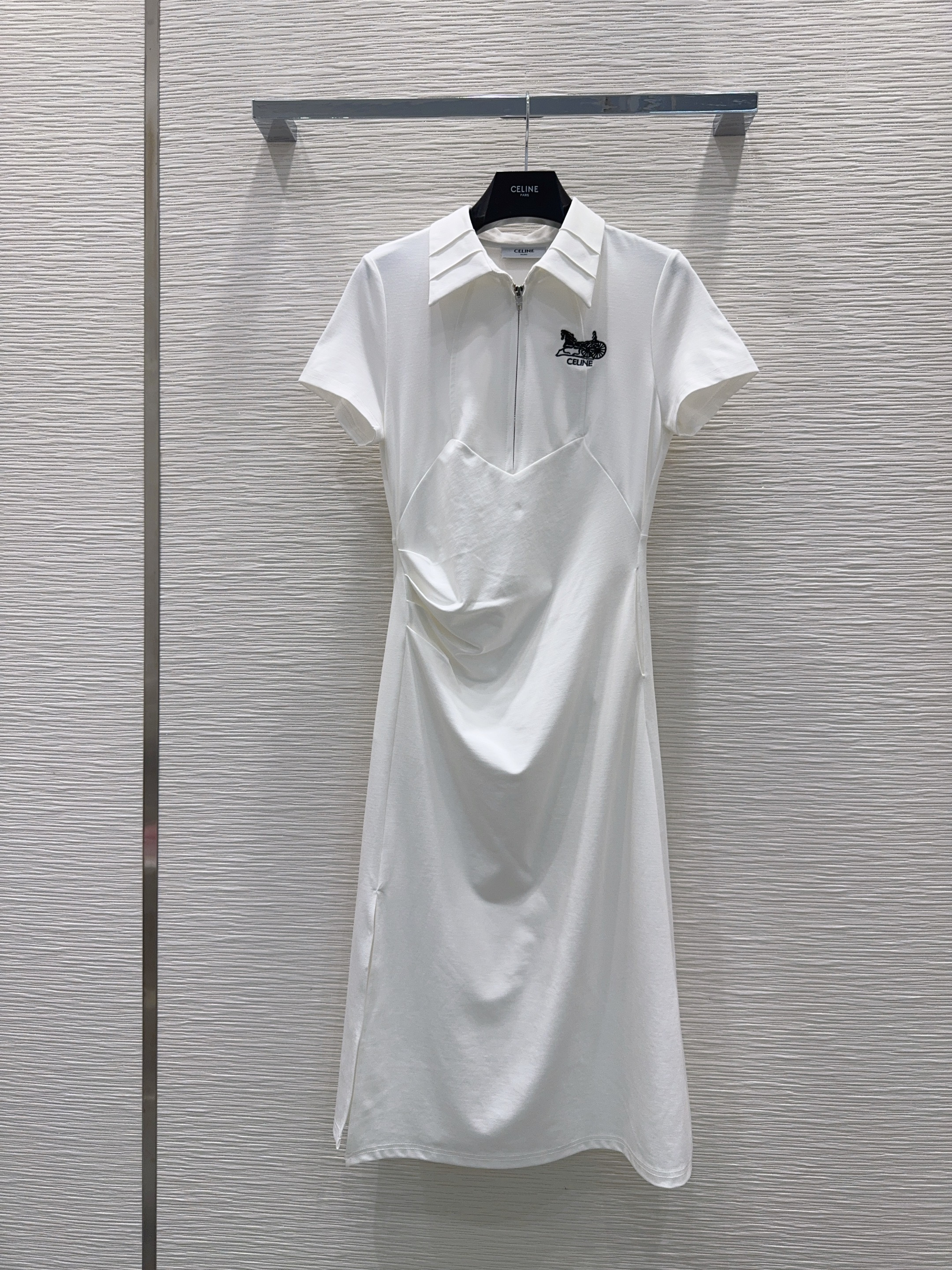 Celine 셀린느 레트로 스포티 폴로 미디 원피스 의류