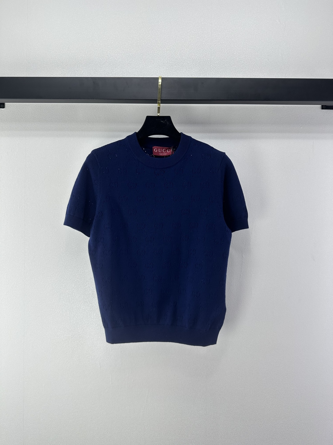 Gucci 구찌 GG 펀칭 자카드 니트 반팔 의류