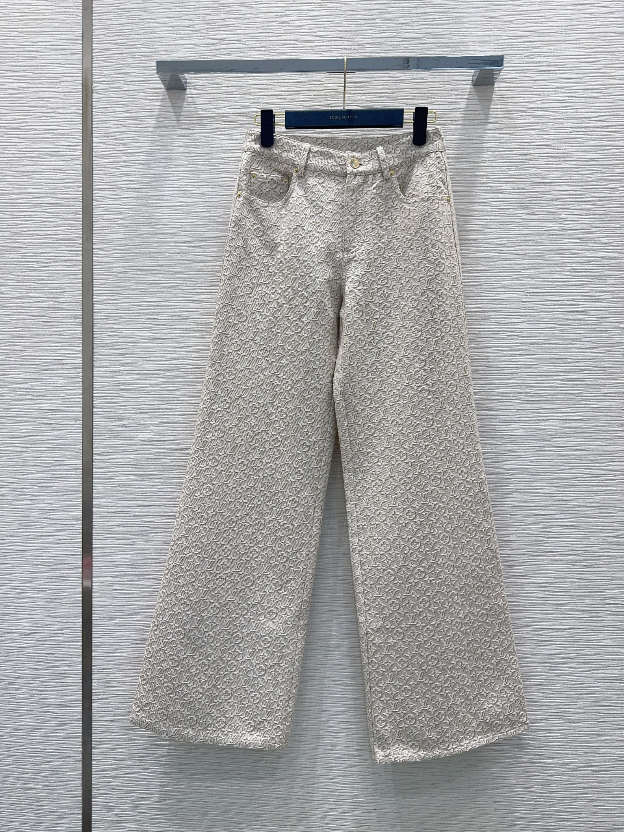 LV 루이비통 자카드 숏 자켓 +와이드 롱 팬츠 바지 의류