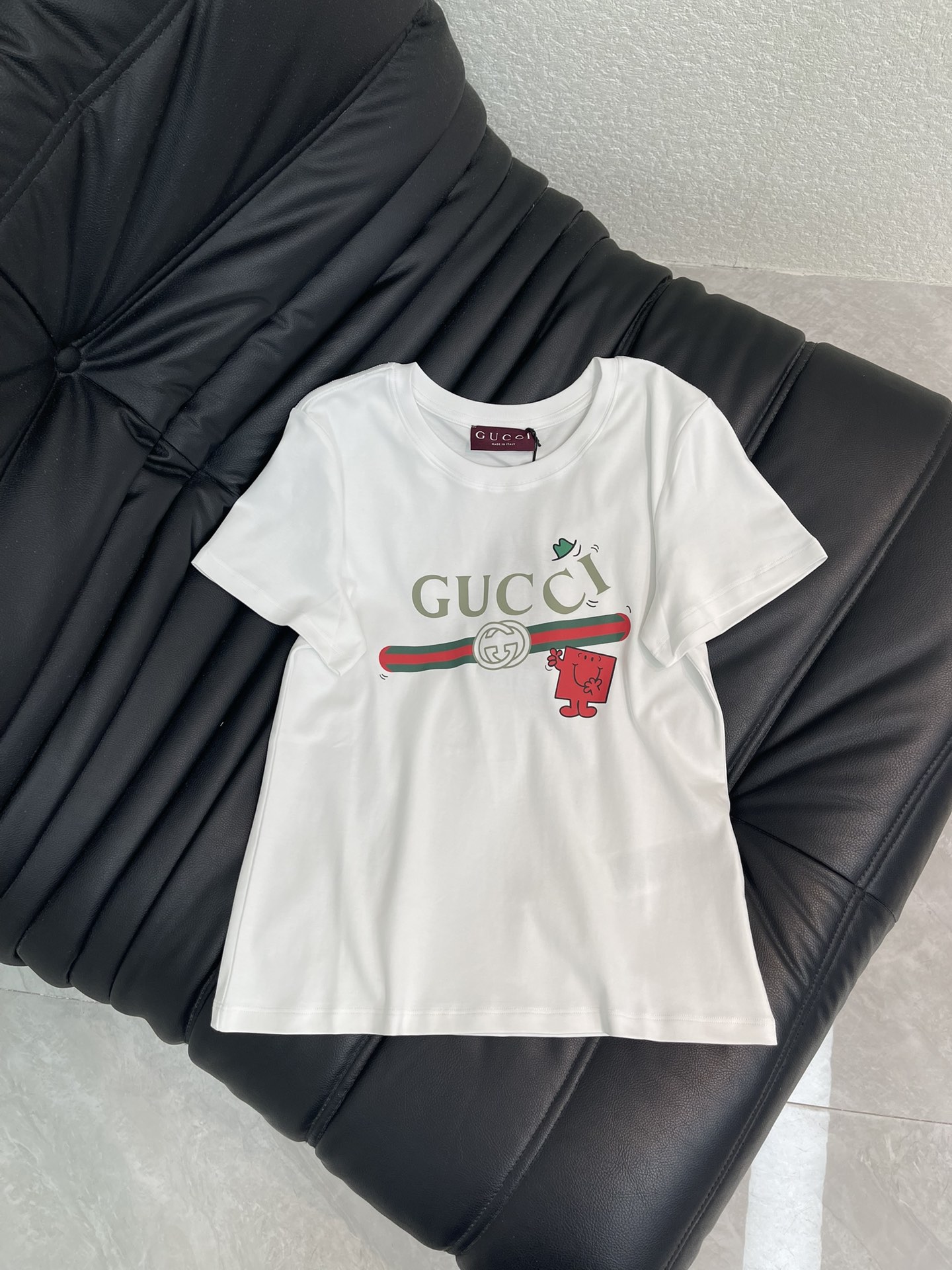 Gucci 구찌 카툰 애니멀 프린트 반팔 티셔츠 의류