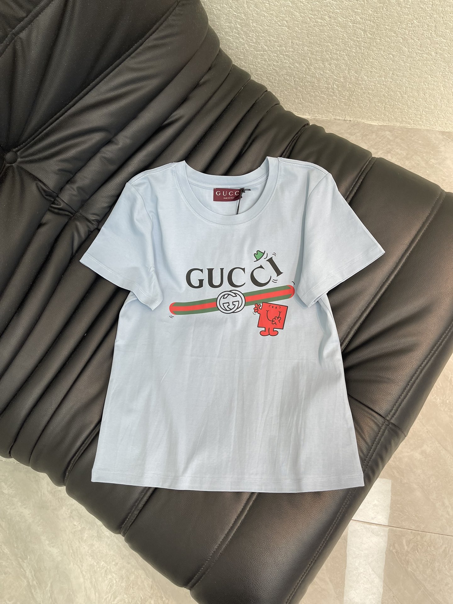 Gucci 구찌 카툰 애니멀 프린트 반팔 티셔츠 의류