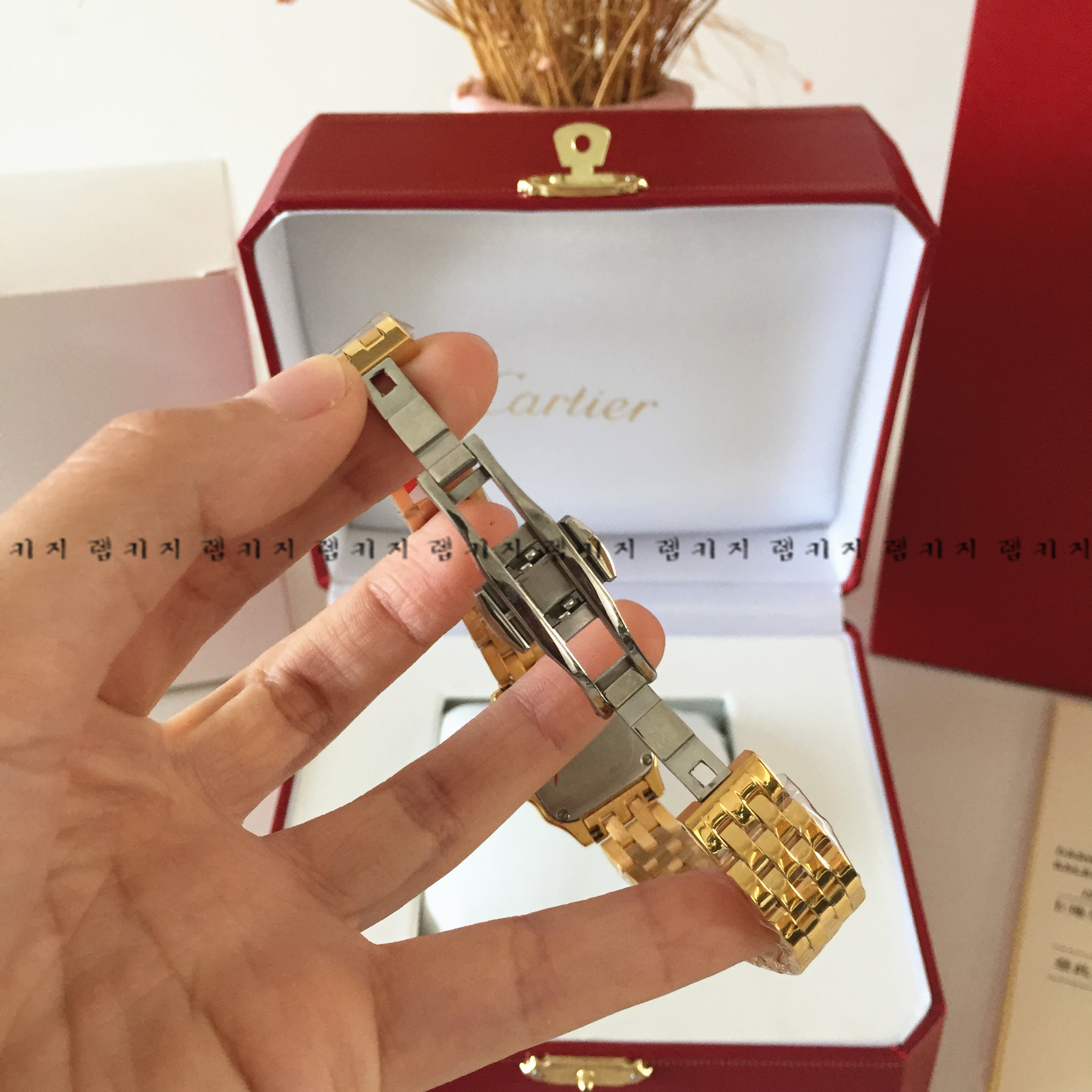 까르띠에 팬더 드 금통 메탈시계