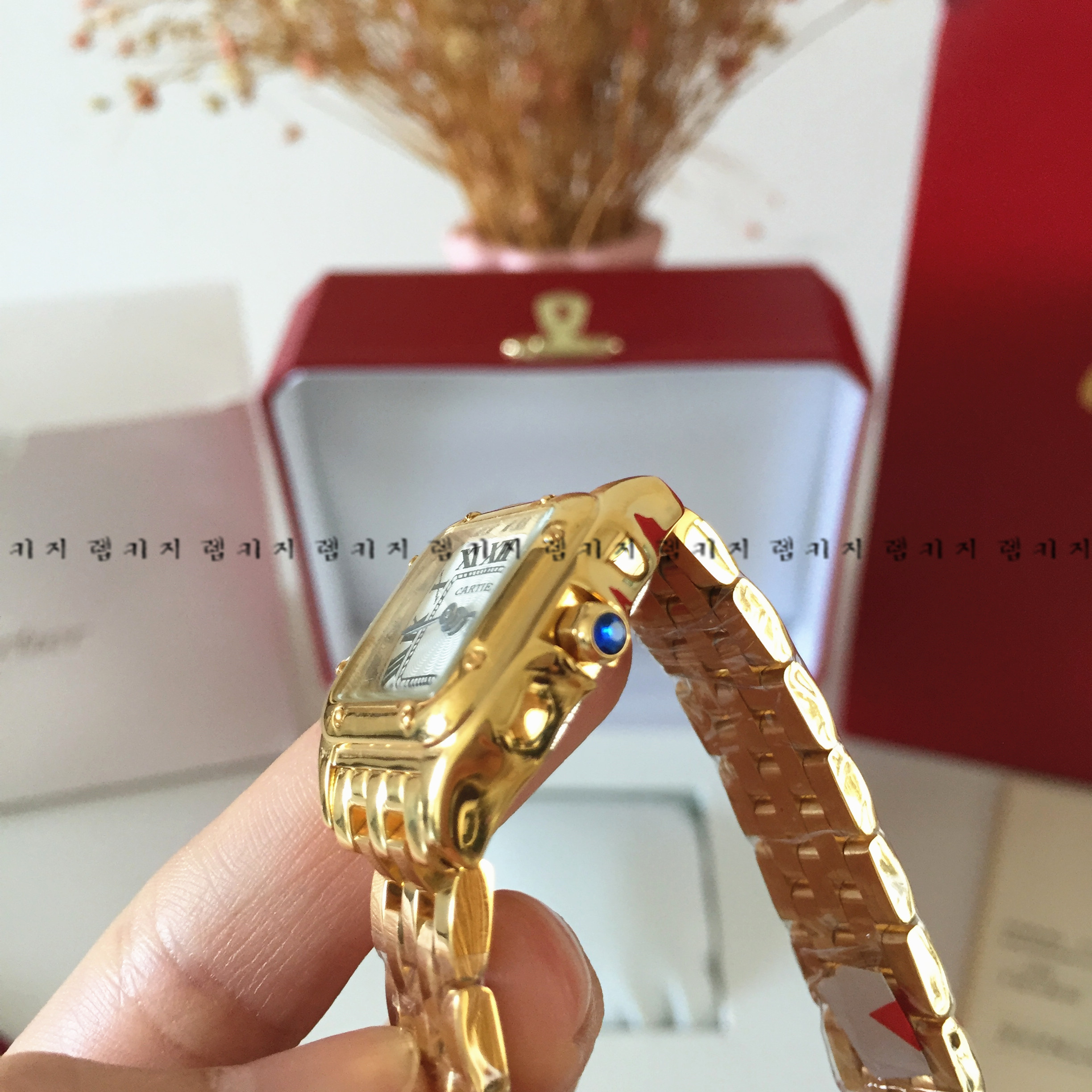 까르띠에 팬더 드 금통 메탈시계