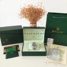 로렉스 스카이드웰러 블루다이얼 은장 메탈시계