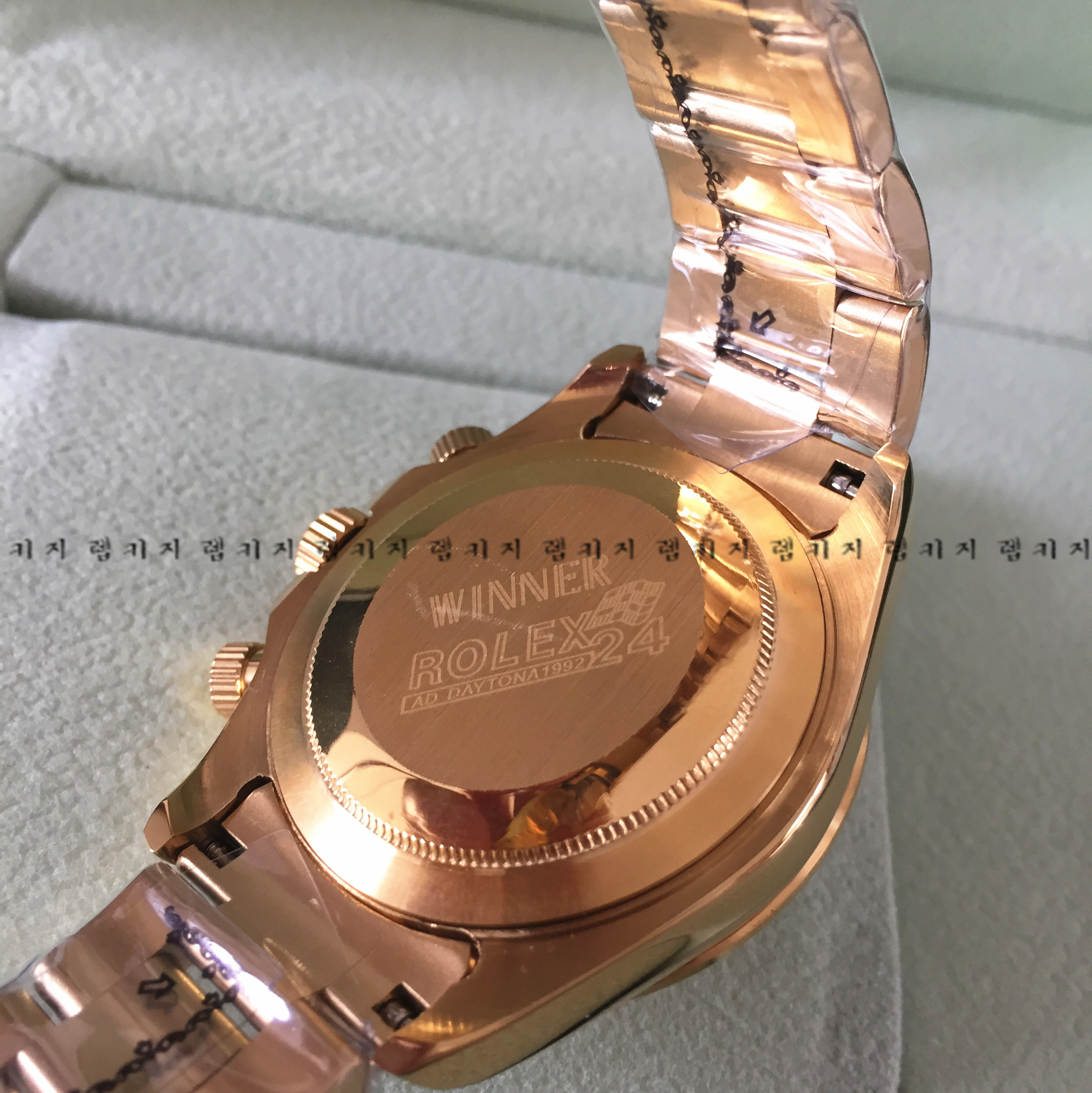 로렉스 데이토나 블랙다이얼 금통 메탈시계
