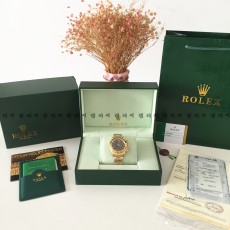 로렉스 데이토나 블랙다이얼 금통 메탈시계