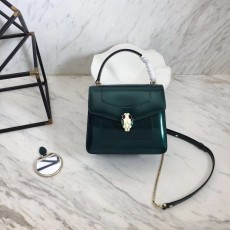 불가리 세르펜티 포에버 메탈릭 탑핸들 크로스백