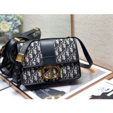 디올 오블리크 블랙 자카드 30 몽테인 체인 숄더백