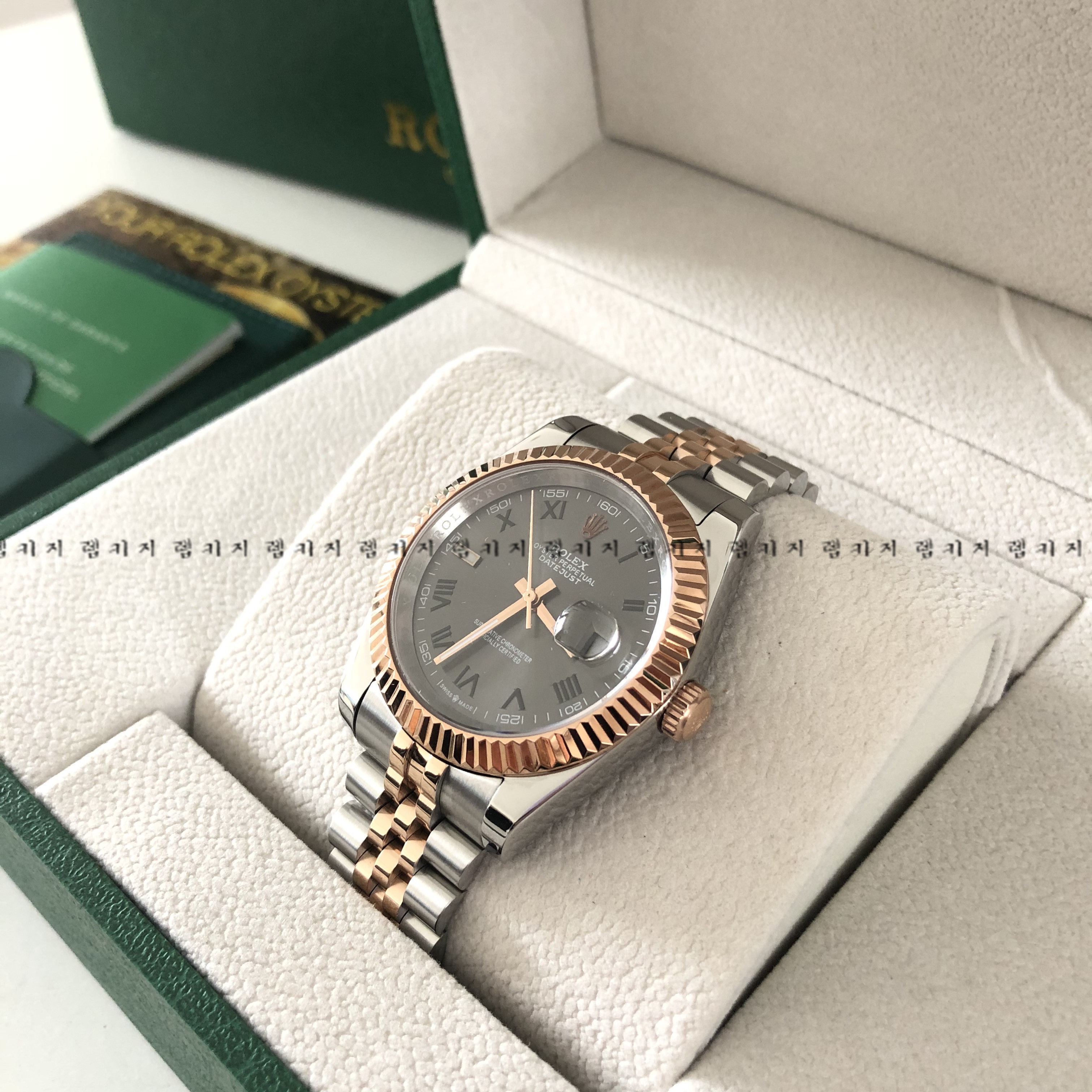 로렉스 데이저스트 로마 콤비 메탈시계