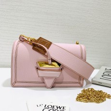 로에베 바르셀로나 핑크 숄더백