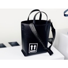 오프화이트 Content SCULPTURE 블랙 토트백