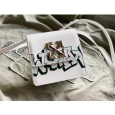 오프화이트 지트니 0.4 우먼프린트 화이트 숄더백