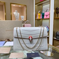 불가리 세르펜티 포어베 미듐 스카이 숄더백