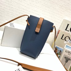 로에베 게이트 포켓 네이비 파우치 미니백