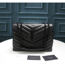 세인트롤랜드“Y”퀼티드 가죽 소재의 스몰 루루 체인 백